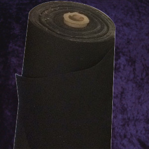 Black Vinyl for table upholstery 139cm x 100cm Photo