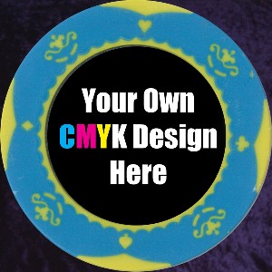 Light Blue Customised Royal Prince chip 14gm Photo
