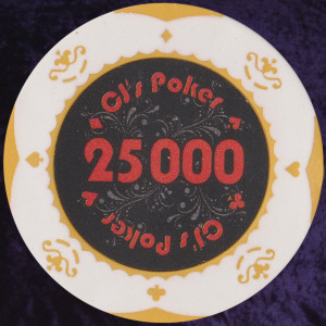 Photo 1 of White Customised Royal Prince chip 14gm