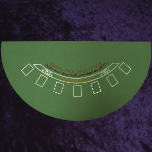 Blackjack Felt on 12mm MDF board Photo