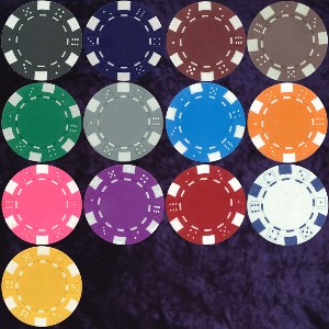 SAMPLE PACK of Dice chip 11.5gm Photo