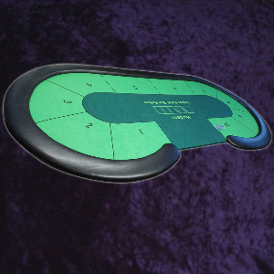 Photo 1 of Green Kidney Poker Tabletop Standard 250x120cm