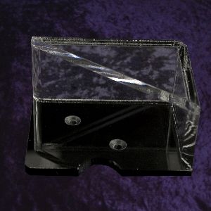 2 Deck Discard Holder Clear Acrylic with top
