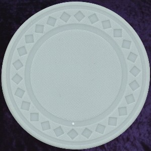 Light Grey poker chip diamond 4gm