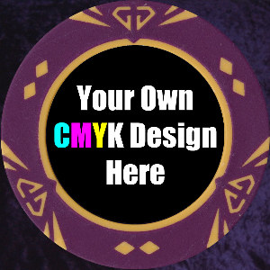Dark Magenta Customised Gem chip 14gm