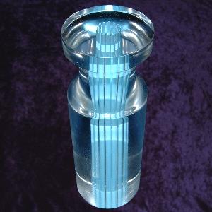 Roulette Win Marker/Dolly with Blue Stripe